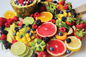 assortment of cut fruite